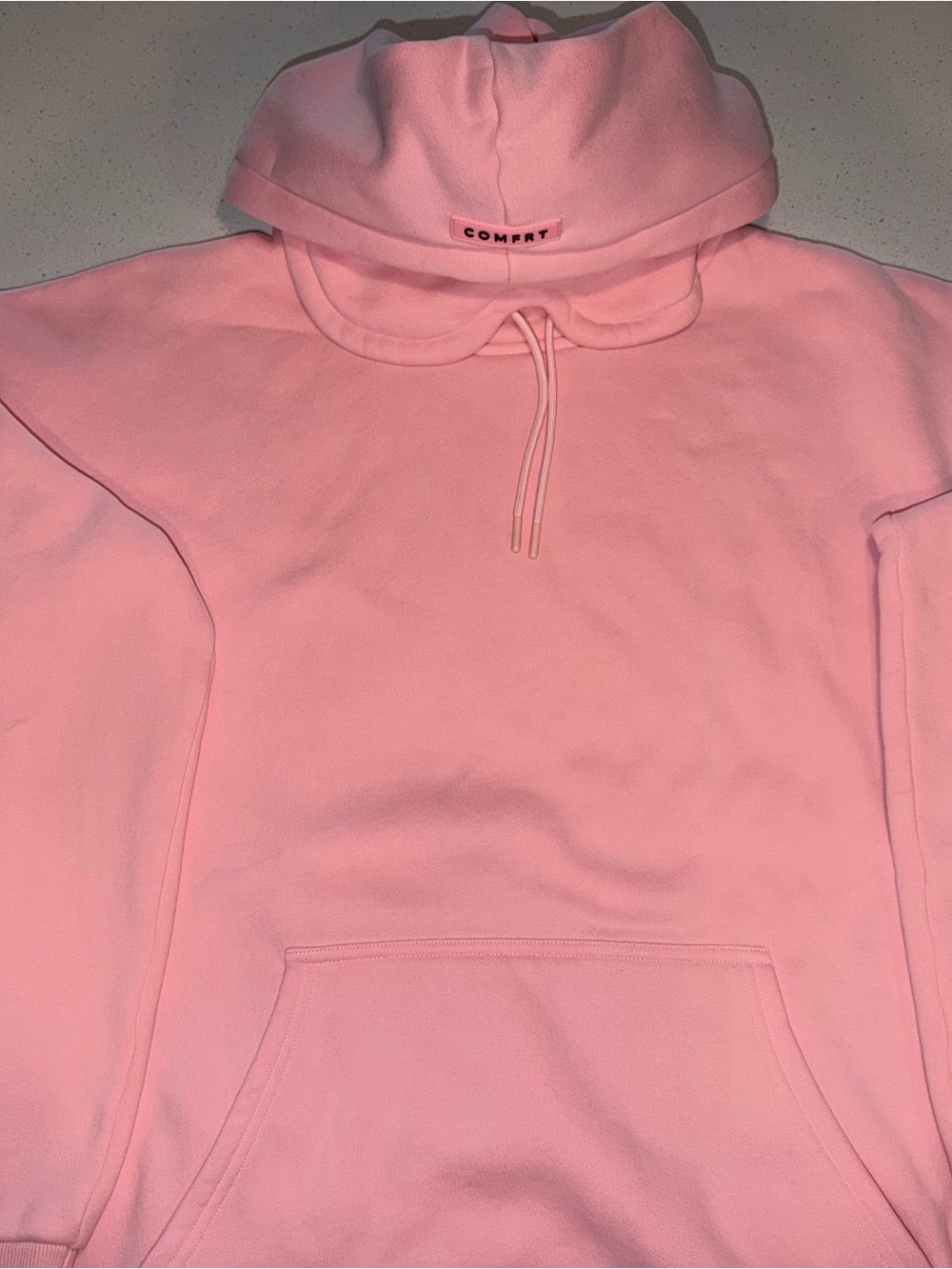 Comfrt Unisex Pink Hoodie Sweater